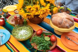 Mexicansk mad med massere af farver